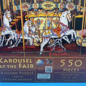 Carousel at the Fair 550 Piece Jigsaw Puzzle