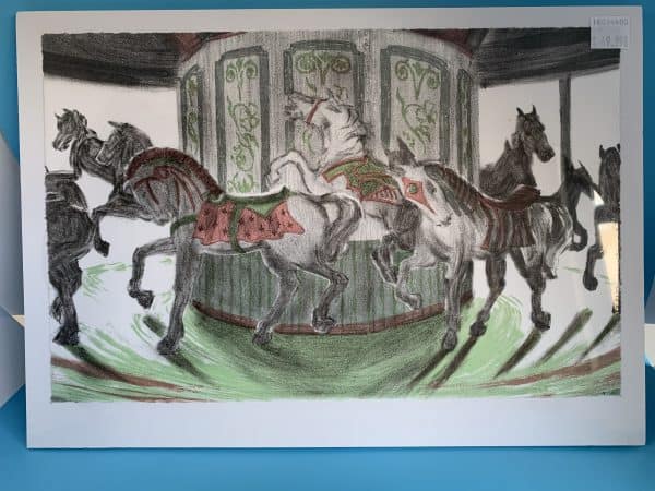 Original Monotype Lithograph BG Helen Werner Cox