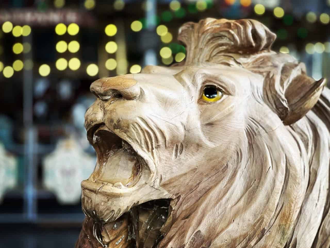 Lion Carving